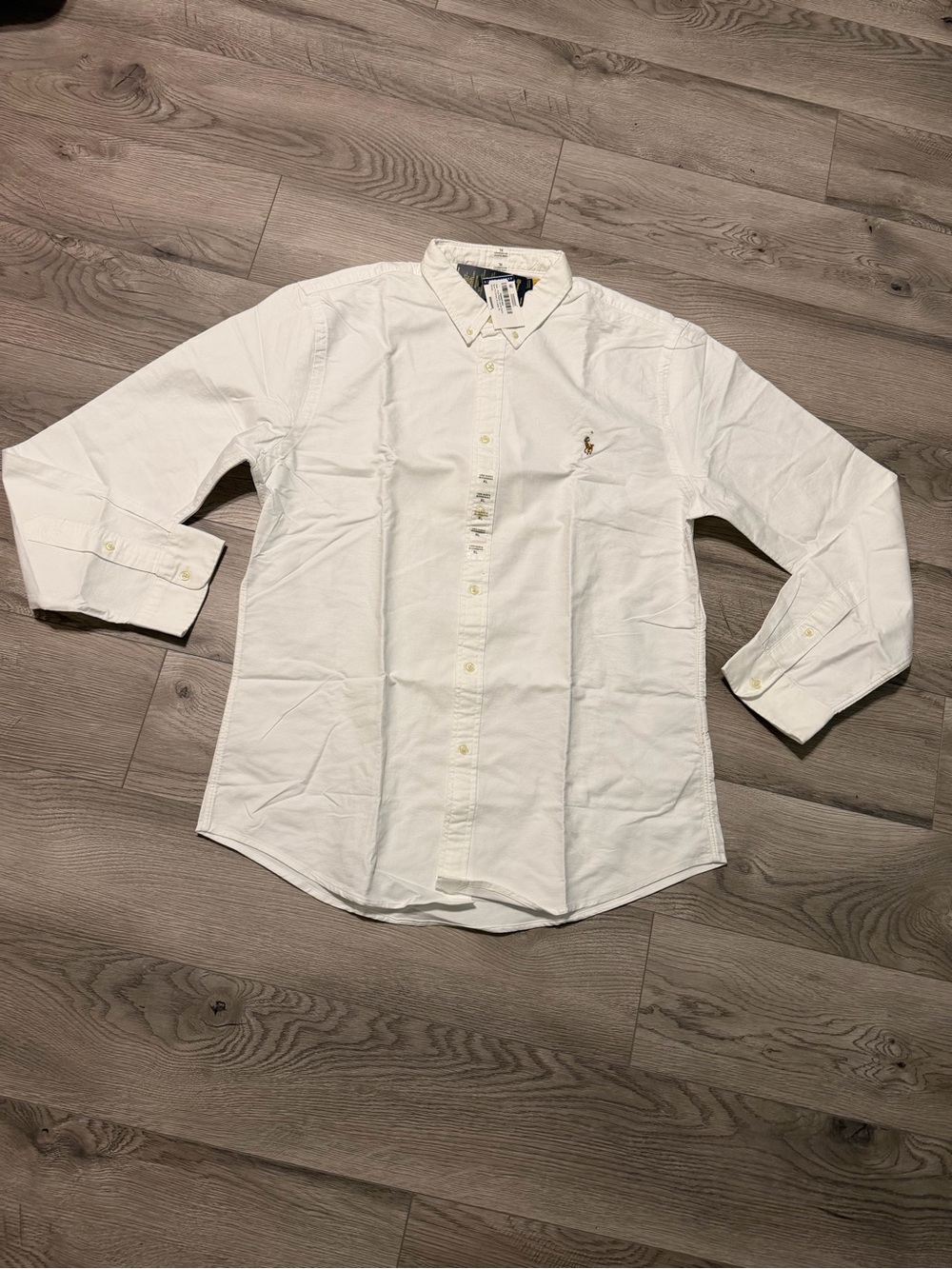 Ralph Lauren White Oxford Button-Down Shirt - Men's